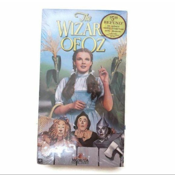 Vintage The Wizard Oz never opened VHS 1991 release Dorothy toto collectable - Picture 3 of 6